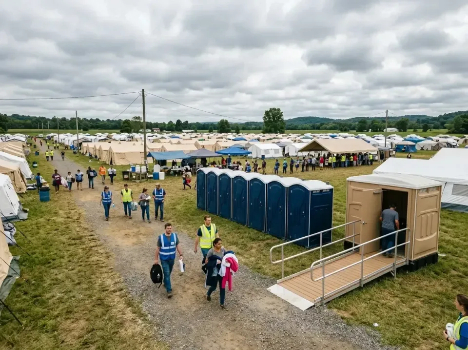 disaster-relief-camp-restrooms-010 — frequently asked questions, Dumpster & Portable Bathrooms Rental in Schlusser, PA